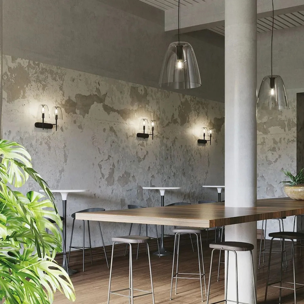 Wall sconce lamp Luce Ambiente e Design ARES metal E14 White