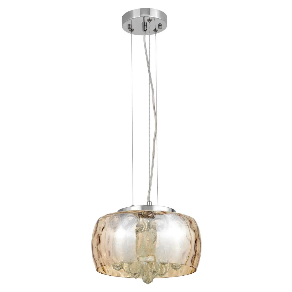 Lumina Deco Ruby 4L Pendelleuchte G9, D 30cm Amber