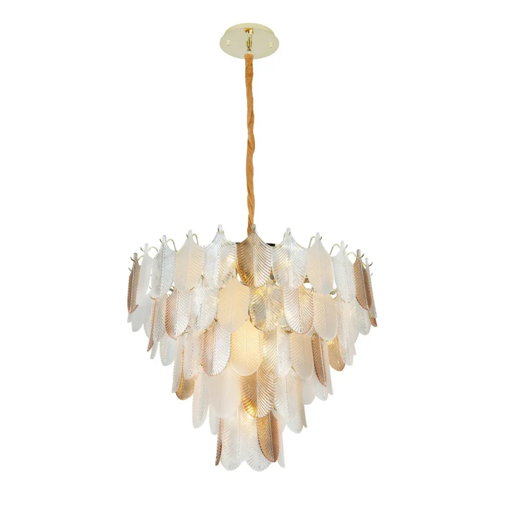 Maxlight Arwena 15L Kronleuchter, goldfarben, Durchmesser 80 cm