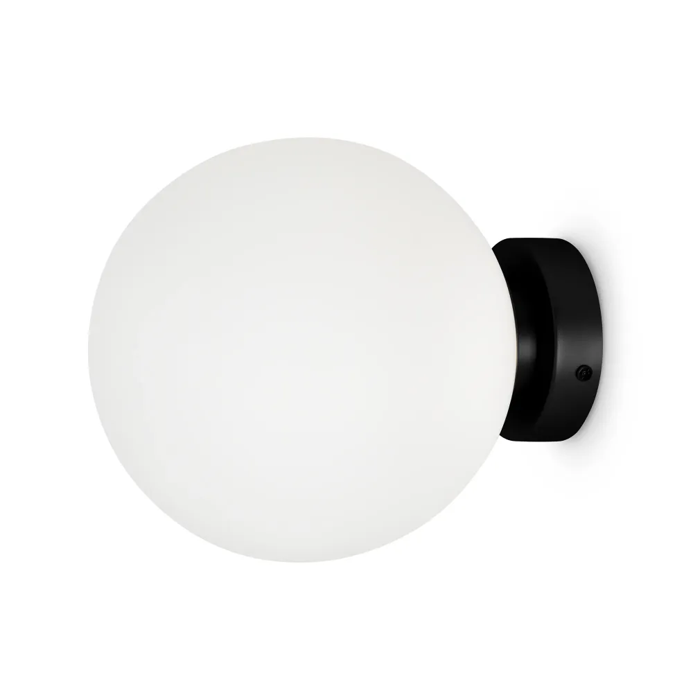Maytoni Basic Form 1L Wandleuchte, schwarz E14 D 20cm