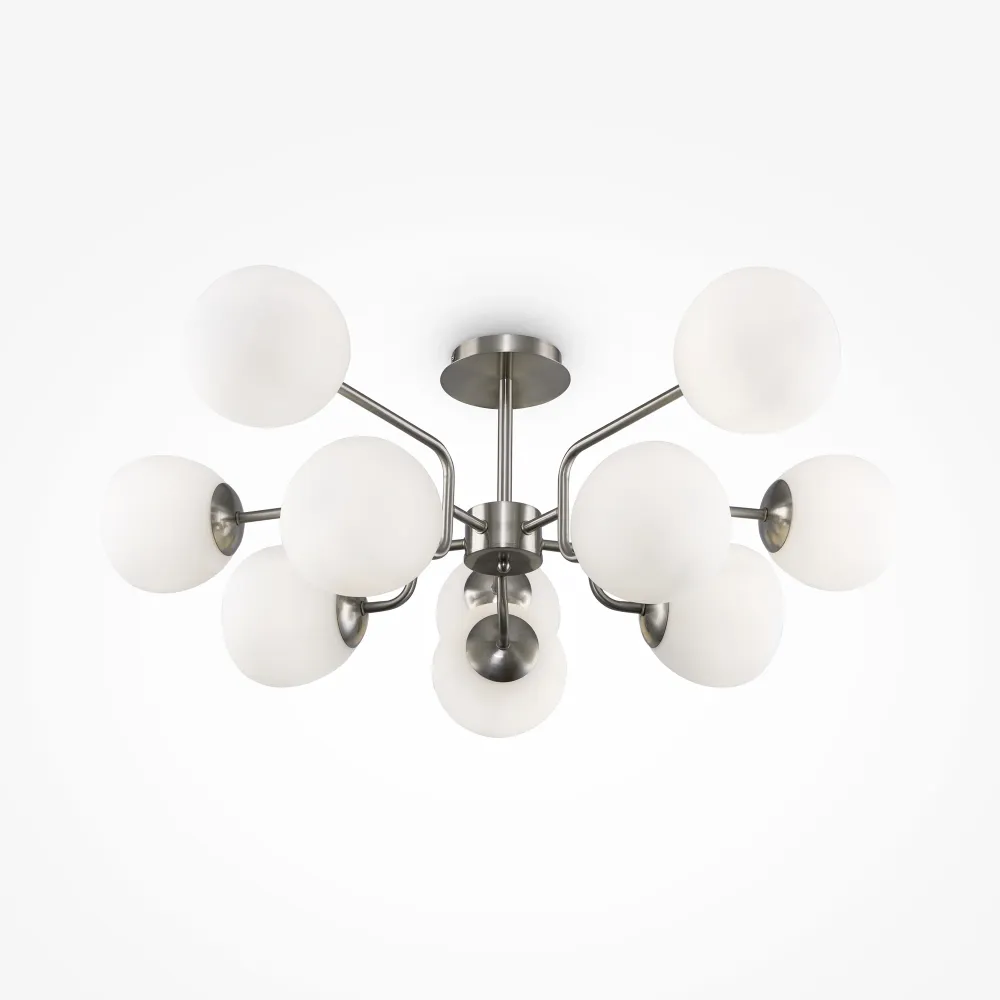Maytoni Erich 10L Deckenleuchte, Messing E14, Durchmesser 90,7 cm Brass