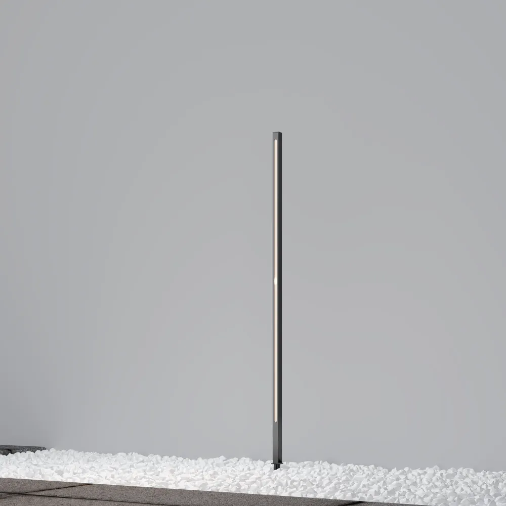 Maytoni Pole 1L, Graphit LED H 120cm