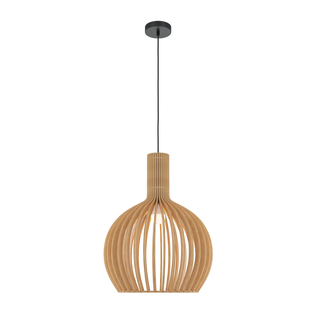 Maytoni Roots 1L Pendelleuchte, schwarz, E27, Durchmesser 45 cm