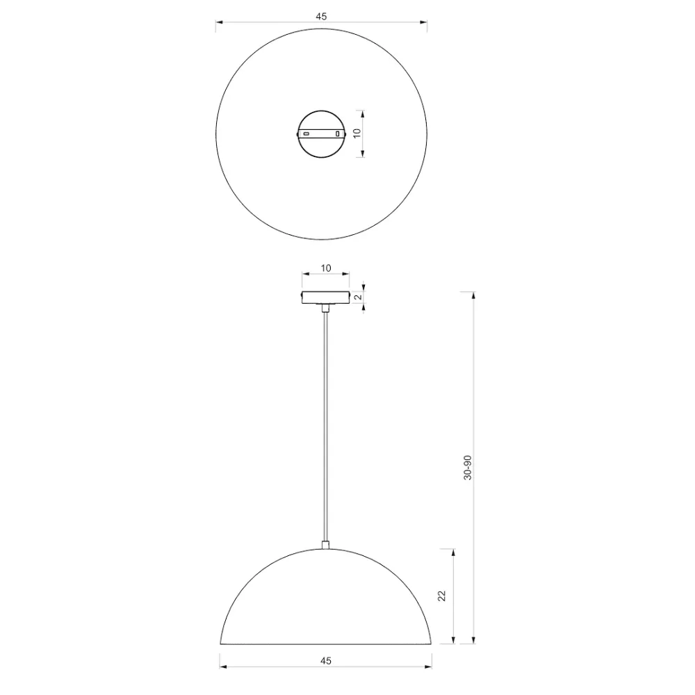 Milagro Beta 1L Pendelleuchte E27