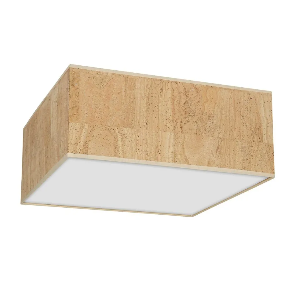 Milagro Cork 3L Deckenleuchte E27 H 13cm
