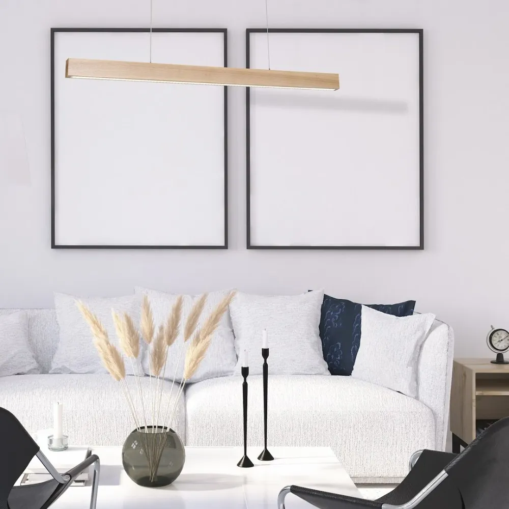 Milagro Timber LED-Pendelleuchte