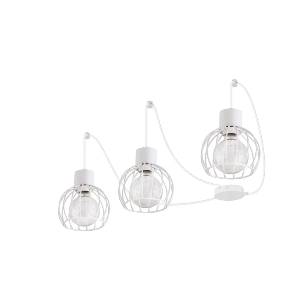 Mimax SANTORINI 3L Kronleuchter E27 D 145cm White