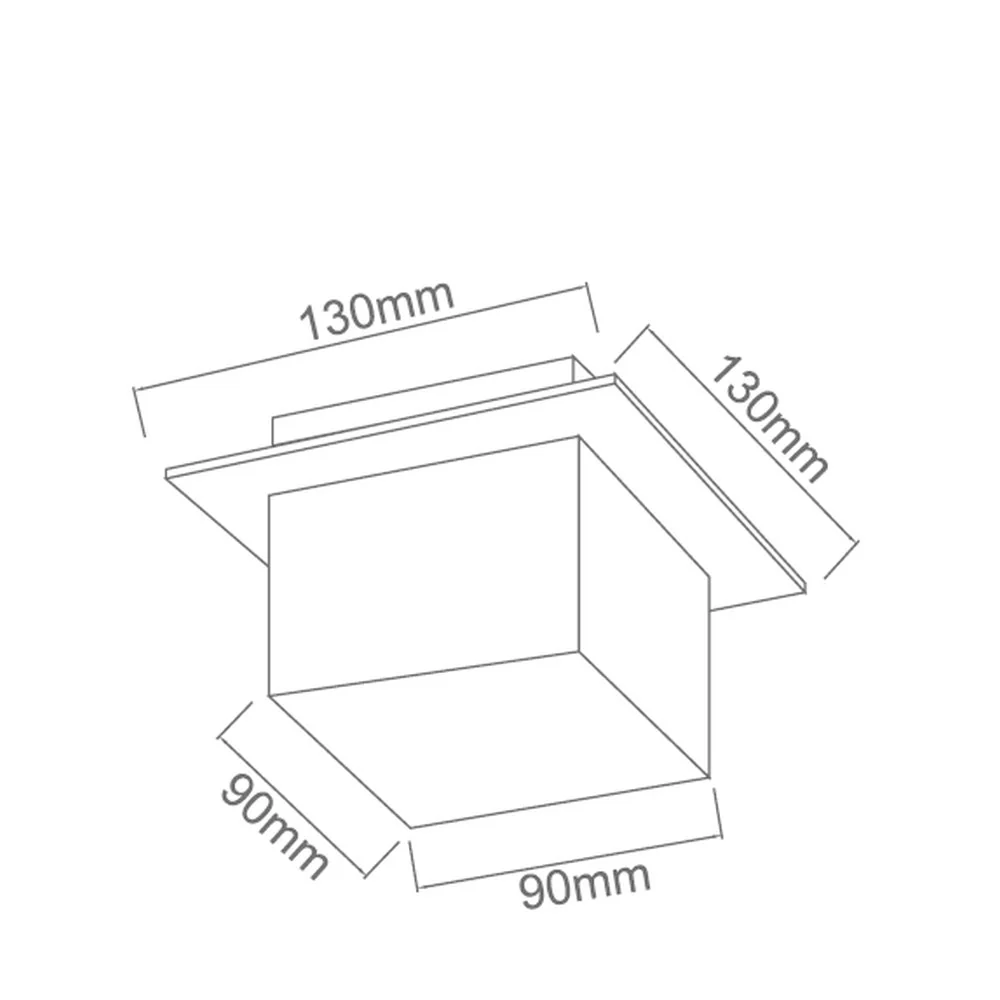 Deckenstrahler Orlicki Design Rocco 1L G9, B 13 cm