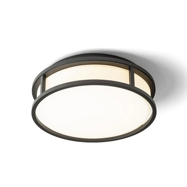 Rendl GRANDE LED-Deckenleuchte, 1 x 12 W, 3000 K Black