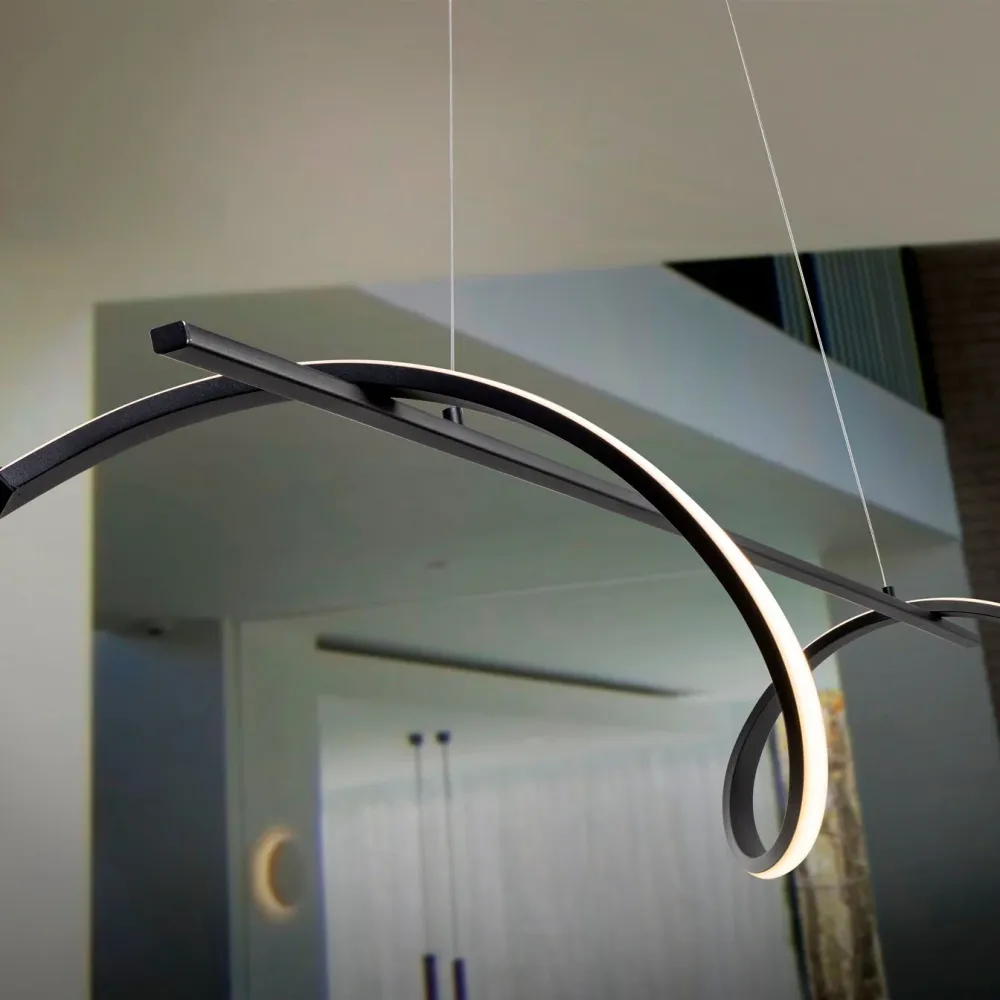 Lineare Pendelleuchte Schuller BOA 1L B 150cm, LED