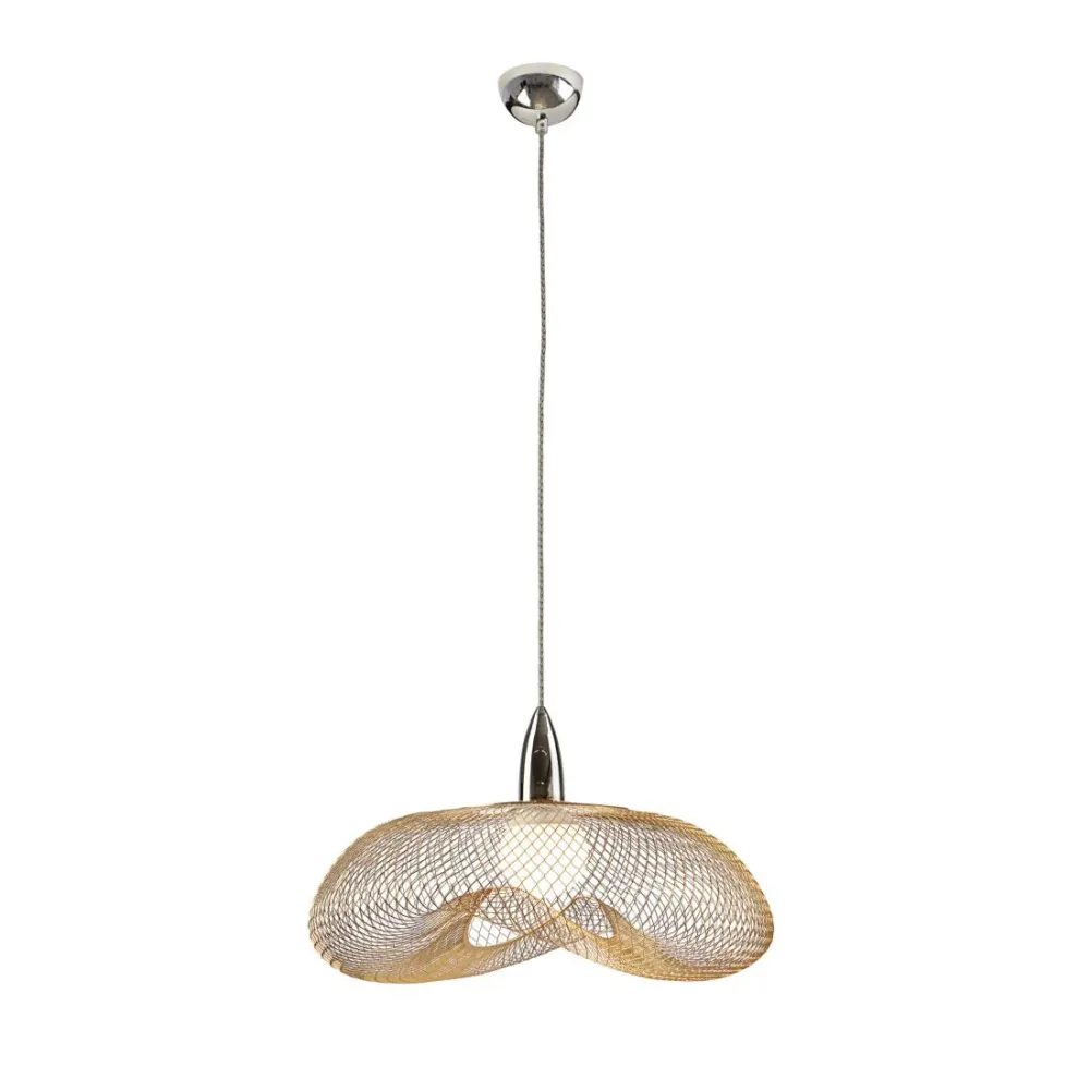 Pendelleuchte Schuller FORMA 1L, Chrom/Gold E27