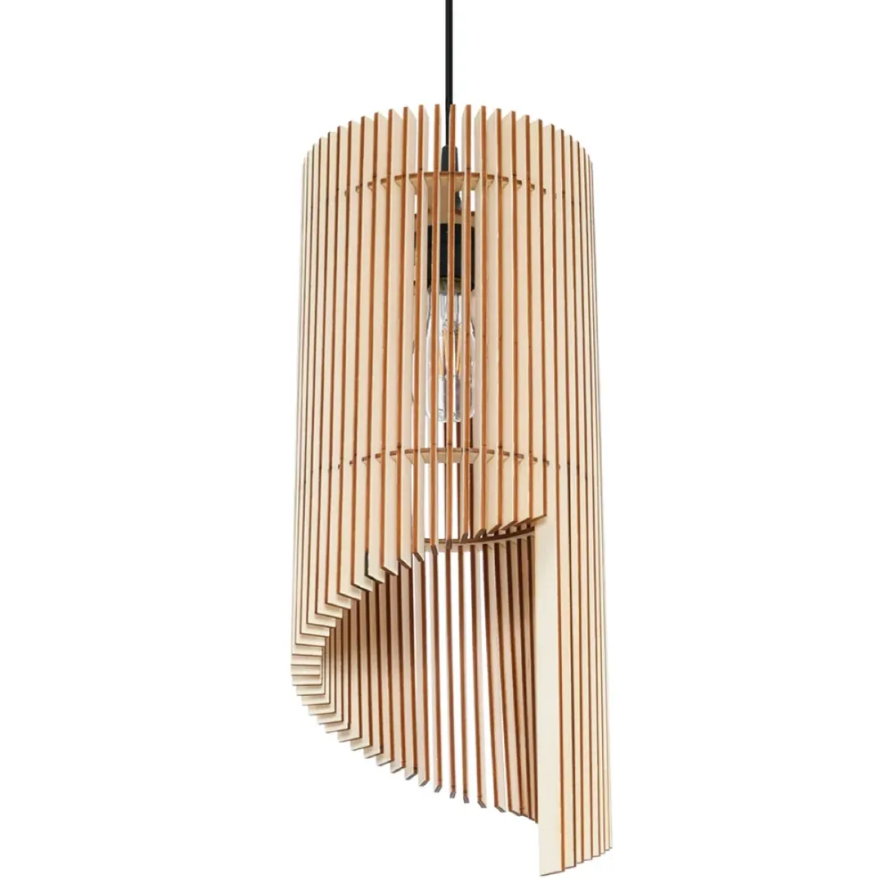 Sollux Lighting Alexia 1L Pendelleuchte Holz E27