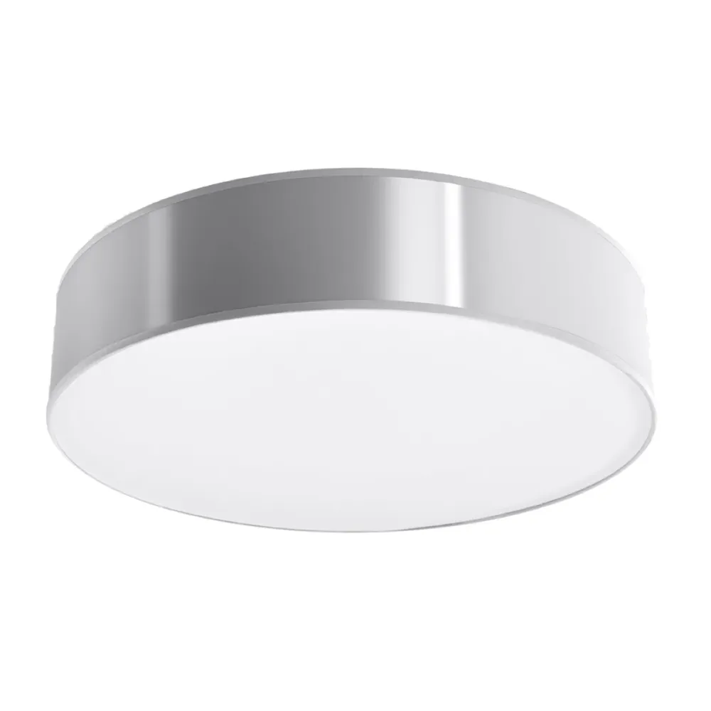 Sollux Lighting Arena 4L Deckenleuchte mit E27-Fassung, grau