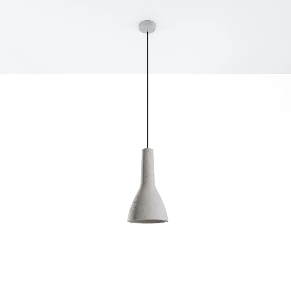 Sollux Lighting Empoli 1L Deckenpendelleuchte E27 grau
