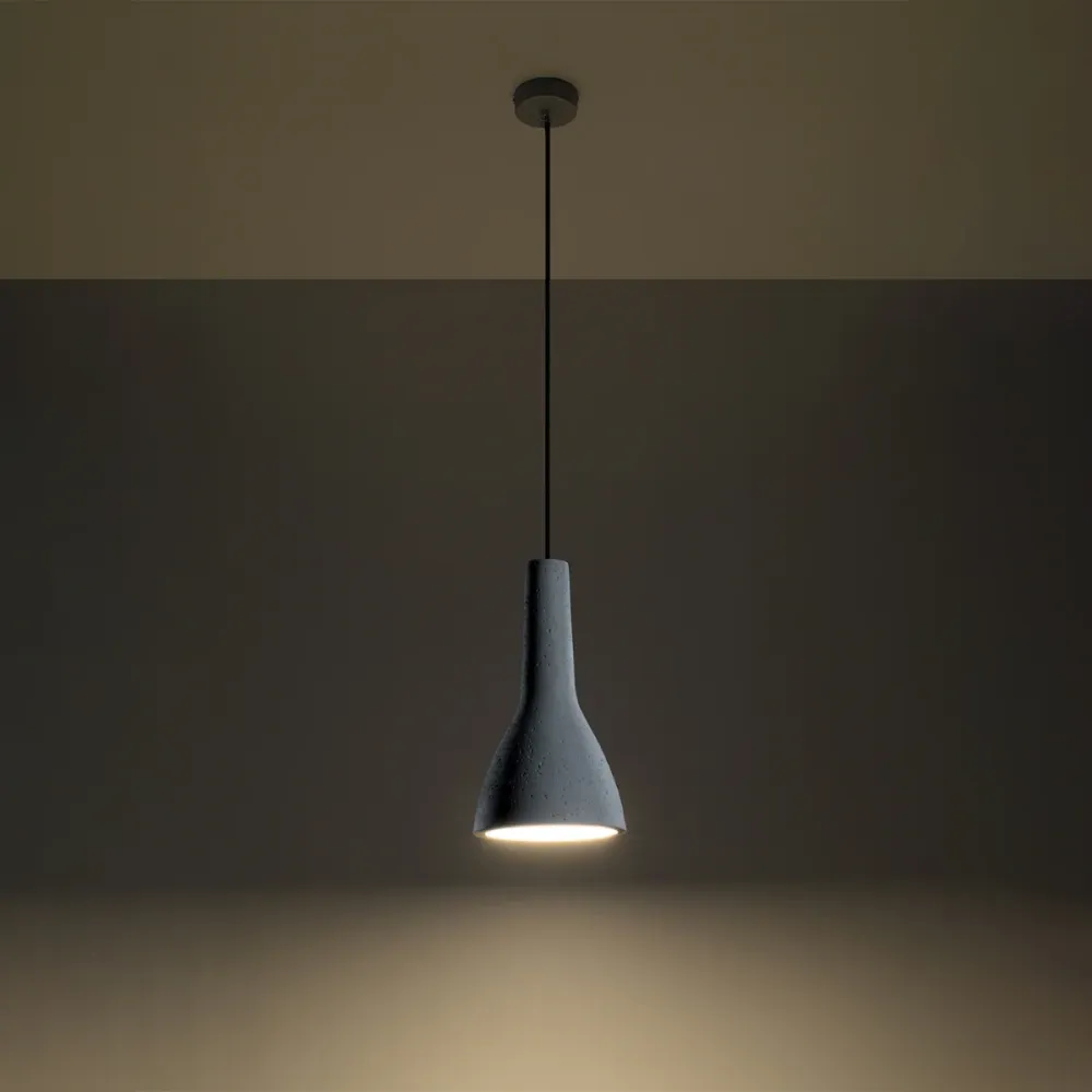Sollux Lighting Empoli 1L Deckenpendelleuchte E27 grau