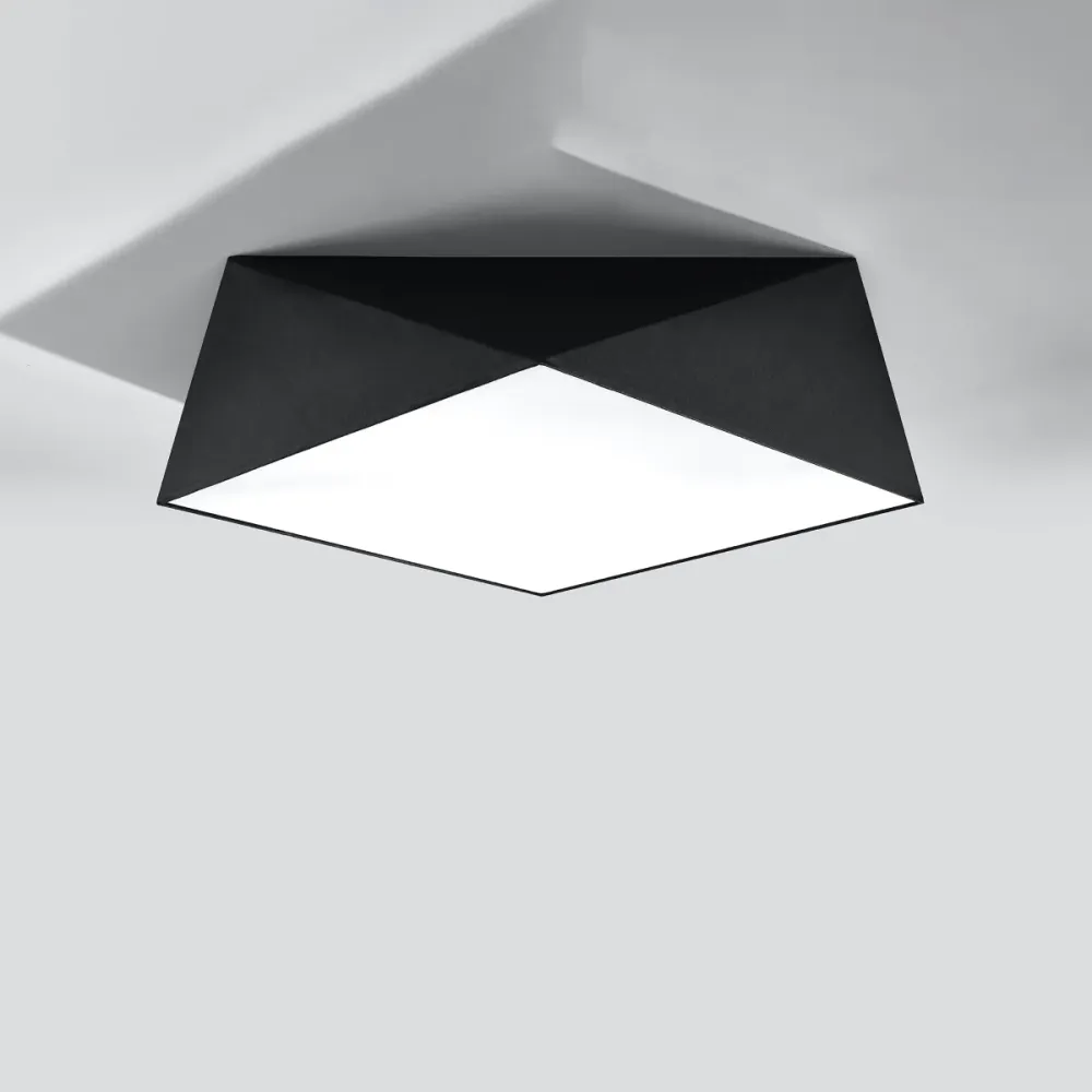 Sollux Lighting Hexa 1L Deckenleuchte, PVC, E27, B 25-45 cm White