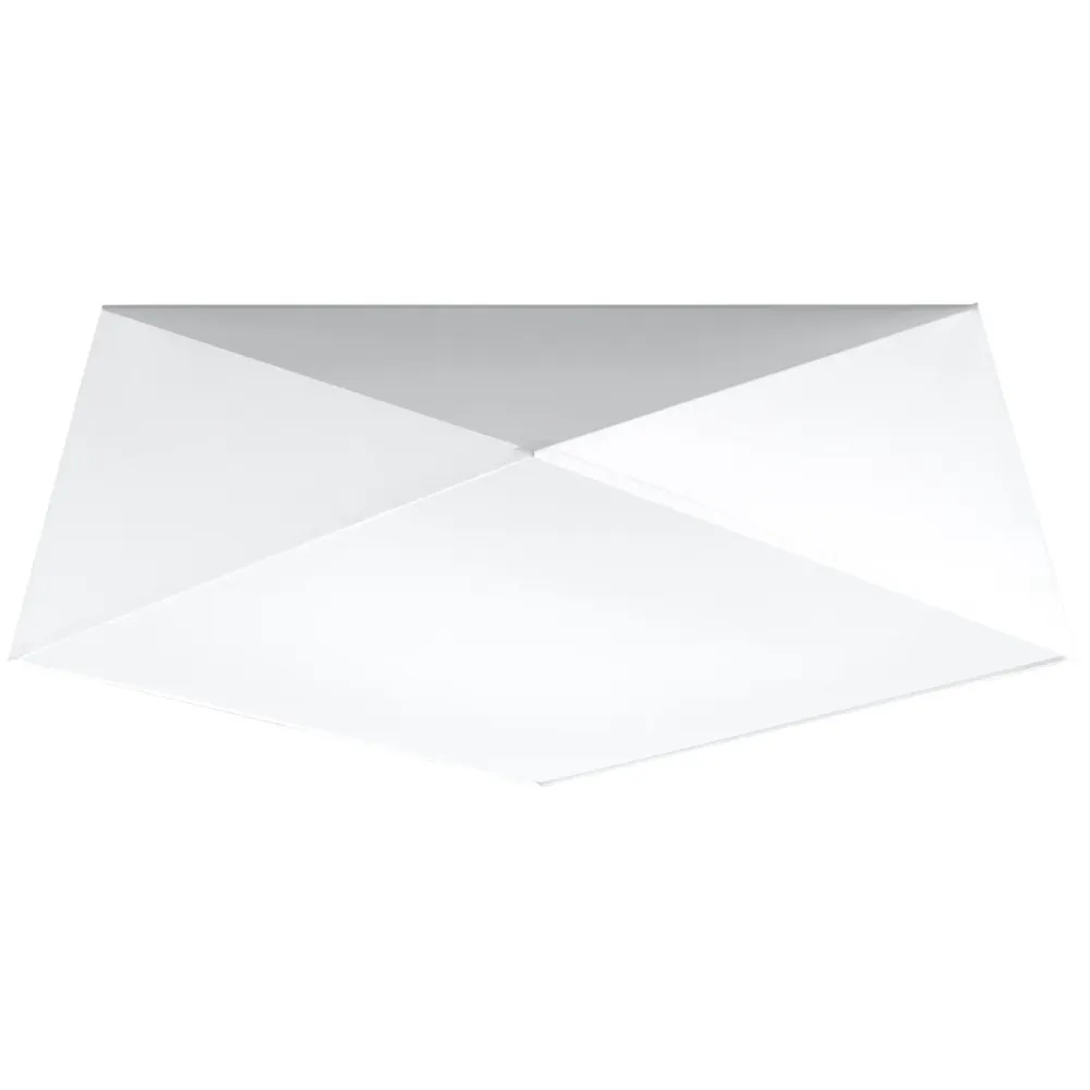 Sollux Lighting Hexa 1L Deckenleuchte, PVC, E27, B 25-45 cm White