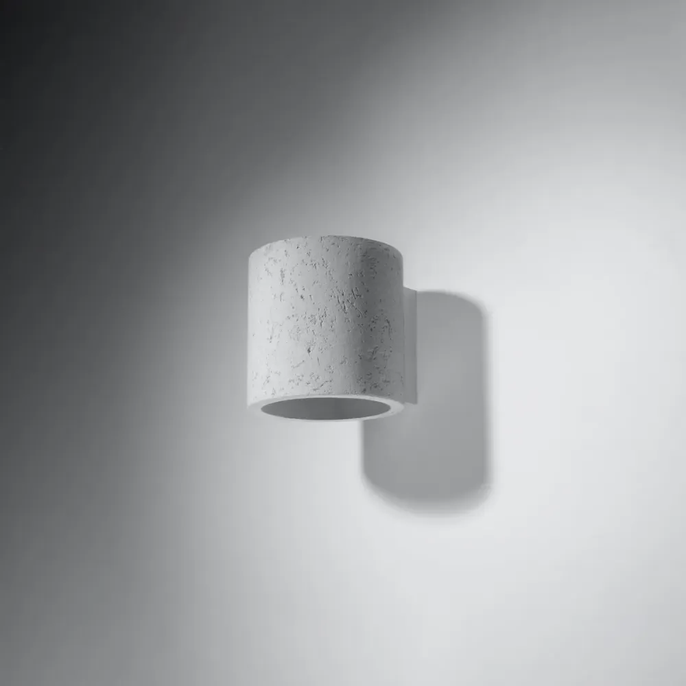 Sollux Lighting Orbis 1L Wandleuchte mit Waschfunktion, G9, grau
