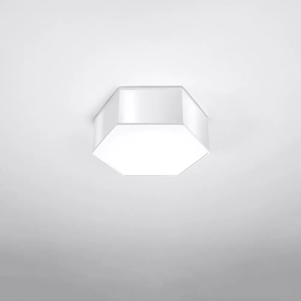 Sollux Lighting Sunde 2L Deckenleuchte mit E27-Anschluss White