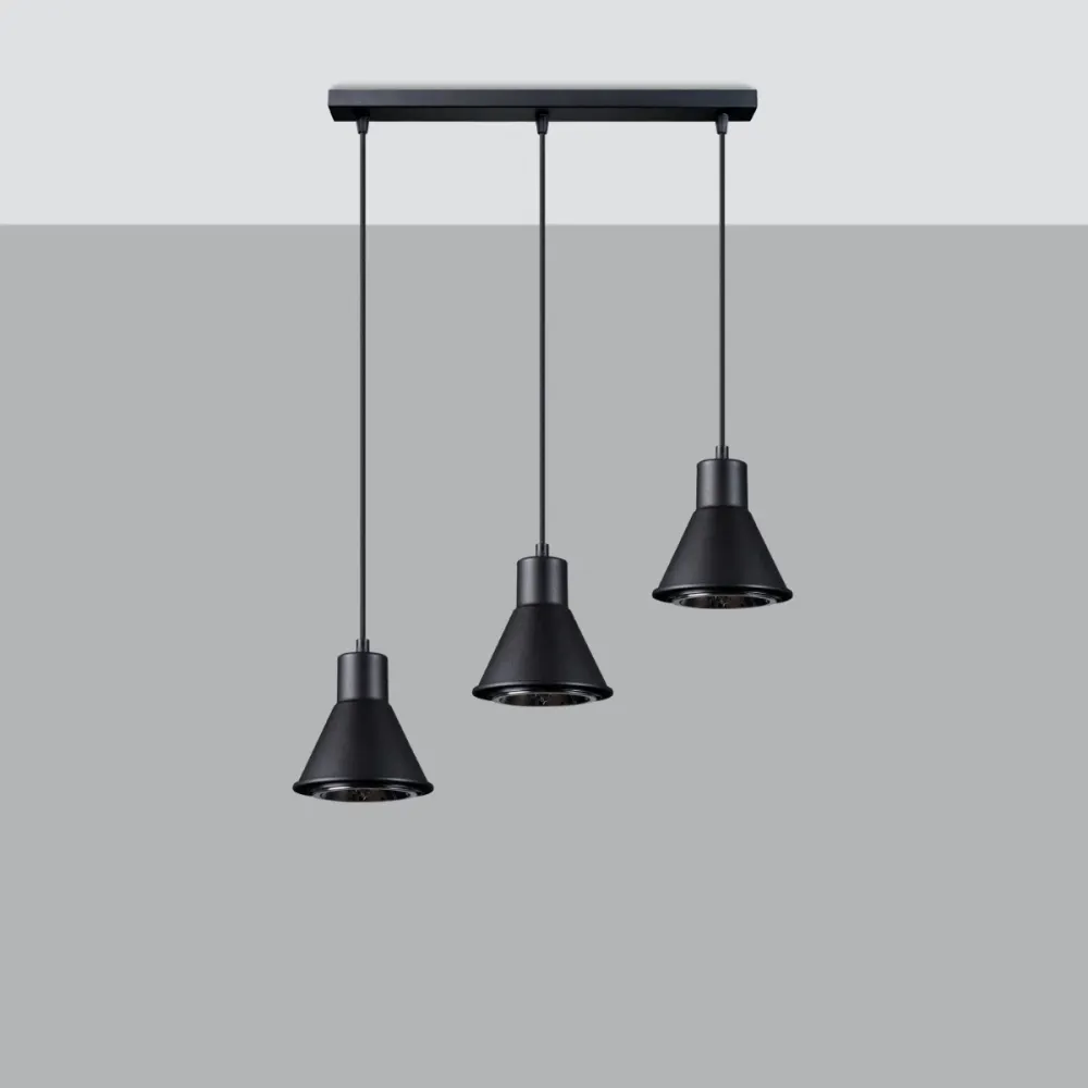 Sollux Lighting Taleja 3L lineare Pendelleuchte E27 White