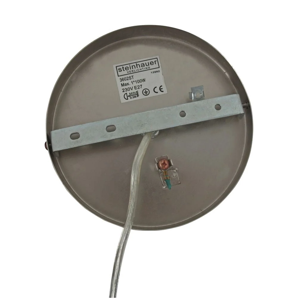Steinhauer Sparkled Light 1L Pendelleuchte weiß E27, D 50cm