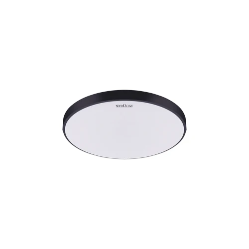 Deckeneinbauleuchte STRUHM DOWBOR LED (SMD), Polypropylen, schwarz, Durchmesser 23–37 cm