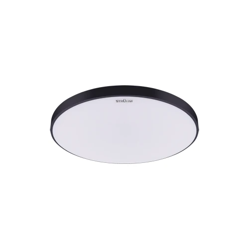 Deckeneinbauleuchte STRUHM DOWBOR LED (SMD), Polypropylen, schwarz, Durchmesser 23–37 cm