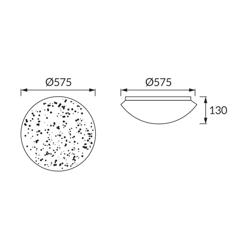STRUHM BIGBEN LED-Deckenleuchte (SMD), 72 W, Durchmesser 55 cm