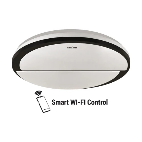 STRUHM POLAR LED (SMD) Einbauleuchte, 48 W, Stahl, schwarz, Durchmesser 48 cm
