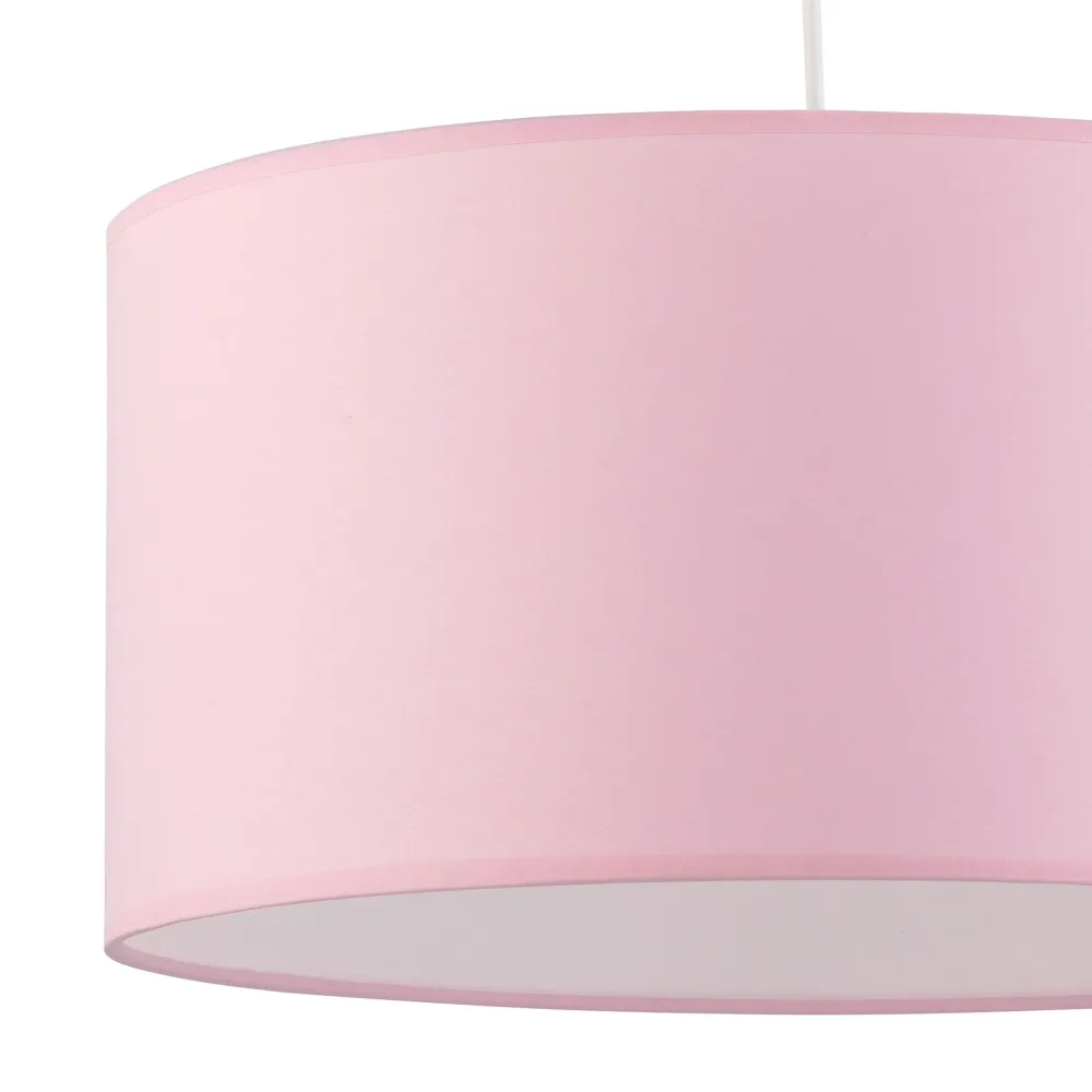 Pendelleuchte RONDO KIDS, Kunststoff, E27, 1L Pink TK Lighting
