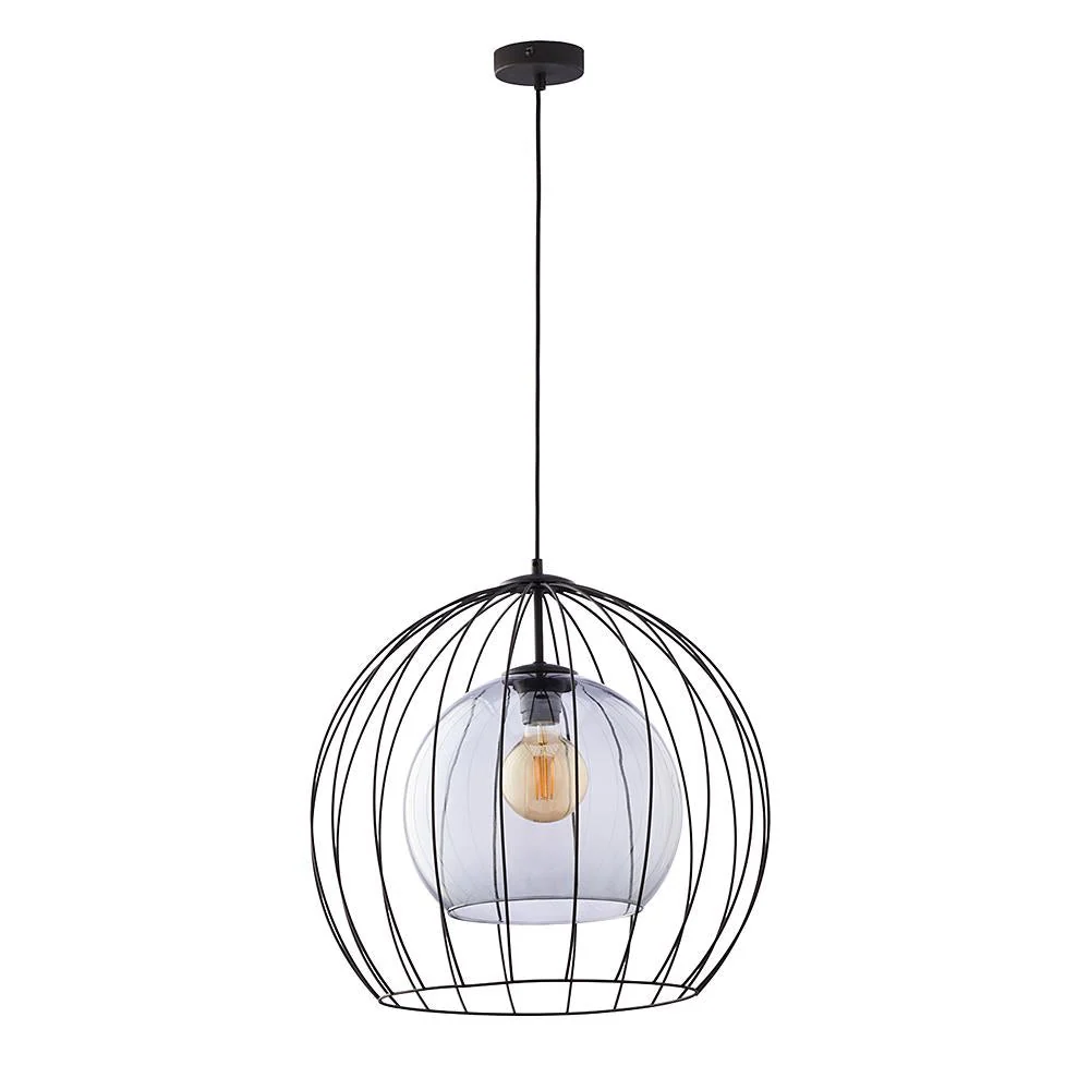 Pendelleuchte UNIVERSO Metall schwarz E27 1L TK Lighting