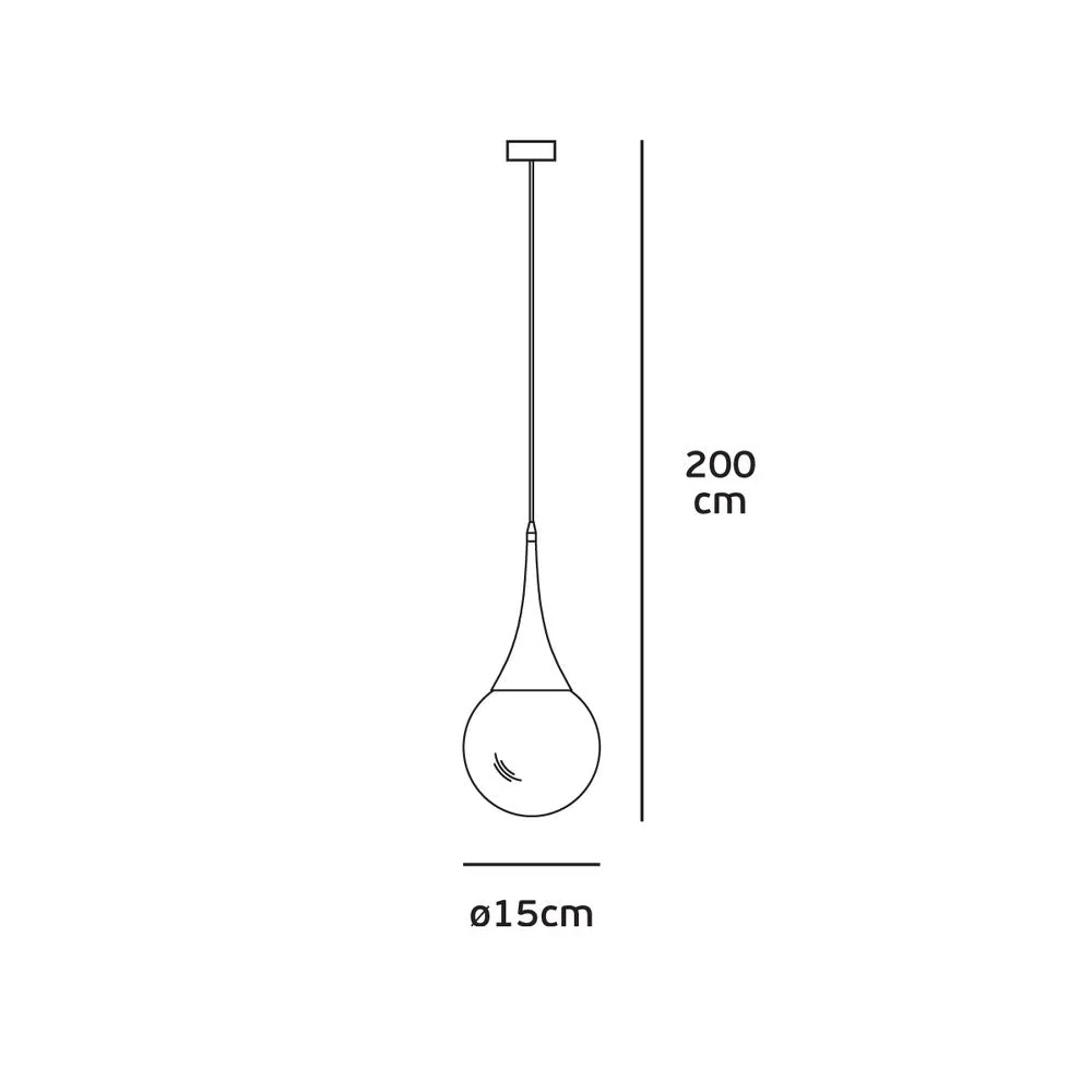 Deckenpendelleuchte VK Leading Light E27, Durchmesser 15–40 cm, weiß