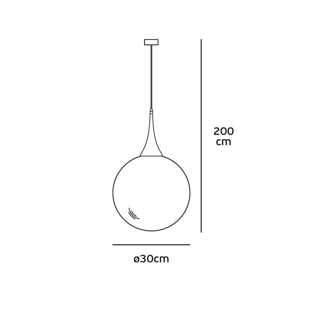 Deckenpendelleuchte VK Leading Light E27, Durchmesser 15–40 cm, weiß