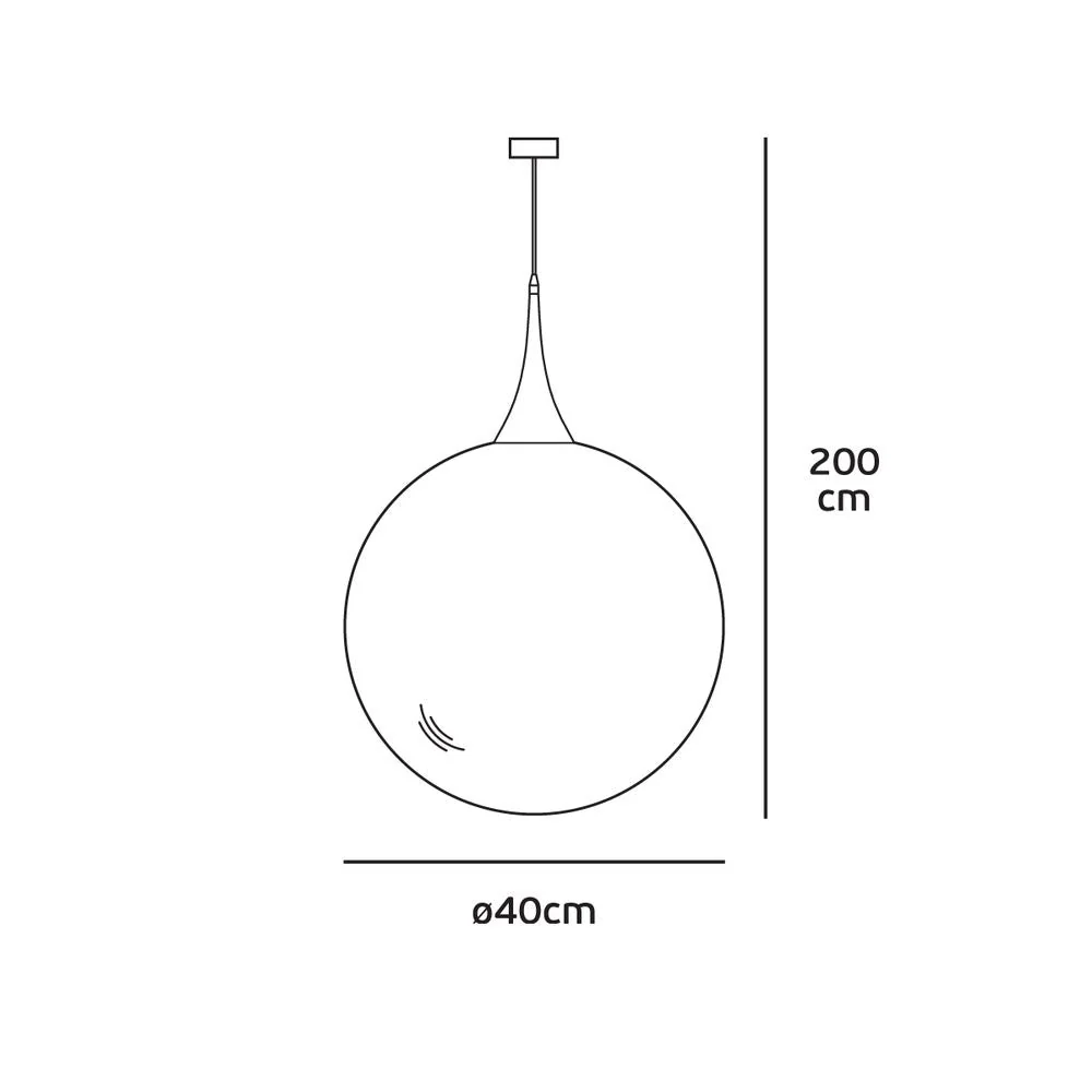 Deckenpendelleuchte VK Leading Light E27, Durchmesser 15–40 cm, weiß