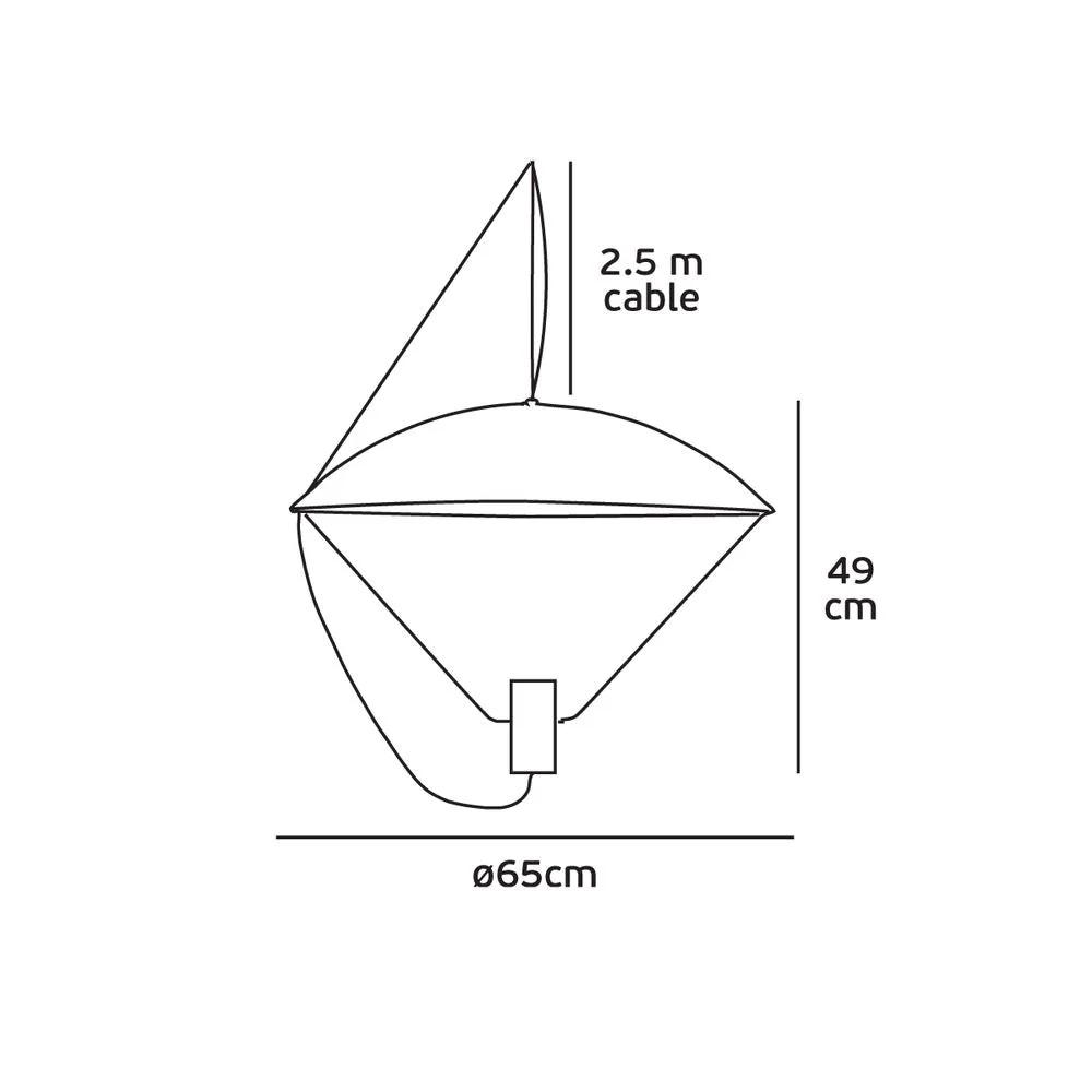 Deckenpendelleuchte VK Leading Light GU10, Durchmesser 65 cm