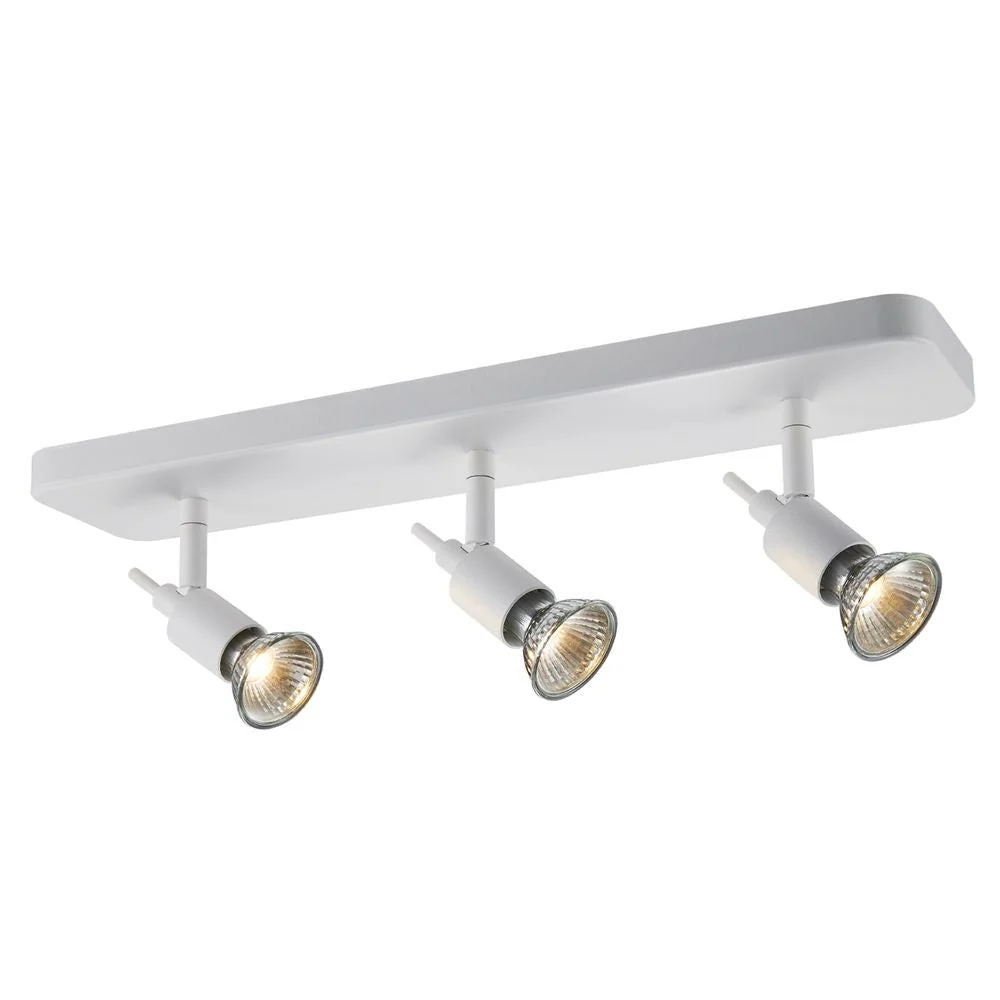 VK Leading Light Spotlight 3L GU10, B 44 cm, weiß/schwarz White