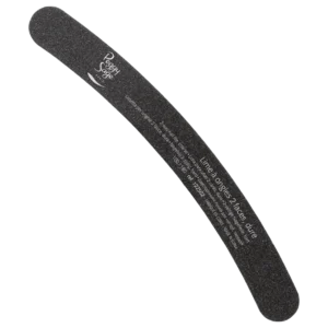 2-seitige banana Nagelfeile 100/180, schwarz