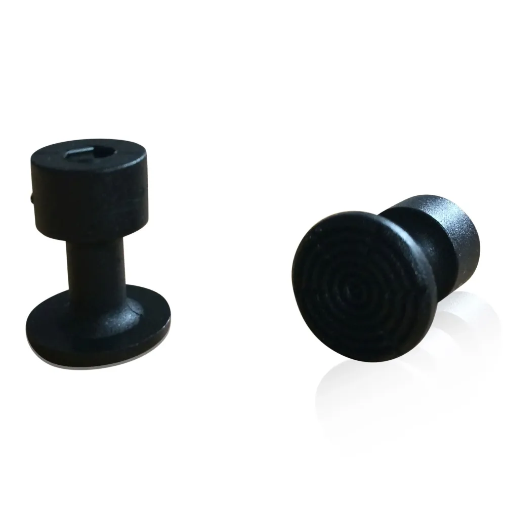 Klebeadapter schwarz Ø16mm