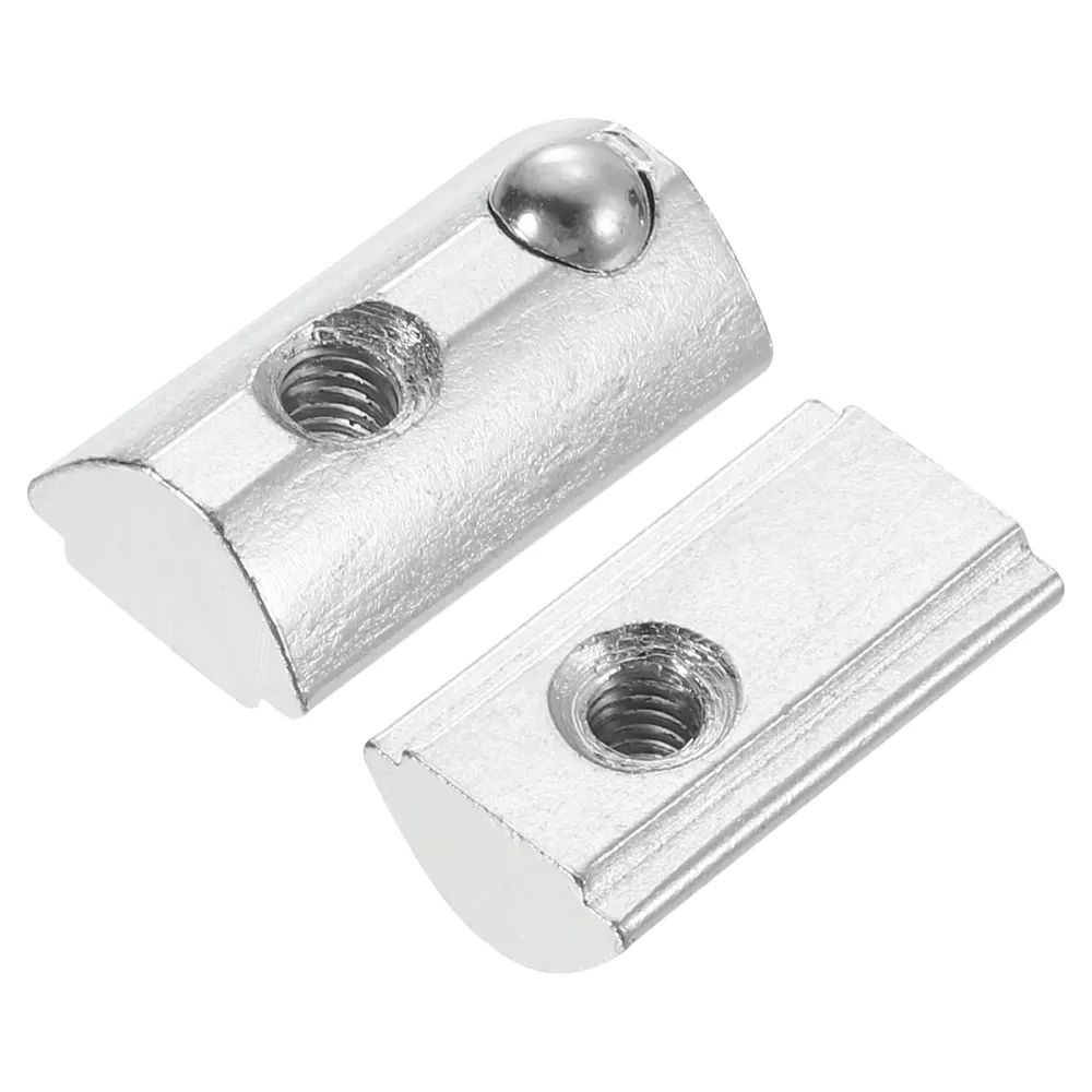 Uxcell Roll- Spring M4 T Nut, Roll Ball Elastic Nuts 3030 Series Aluminum Extrusion Profile Suitable Aluminum Profile 8mm...