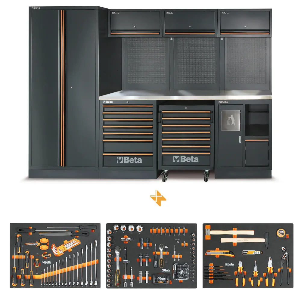 Werkstattmöbel Beta C45PRO X mit 196 kostenlosen Tools