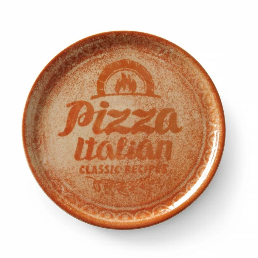 Pizzateller Recipe Collection Rot, HENDI, Rot, ⌀330mm
