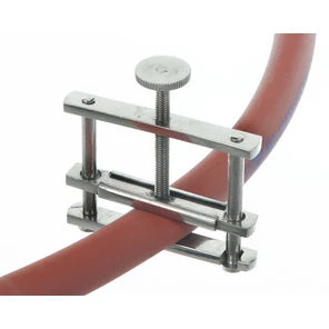 Schraubhahn Typ HOFFMANN, B=20mm, Messing vernickelt, mit Klappe,Gewicht g: 23,0
