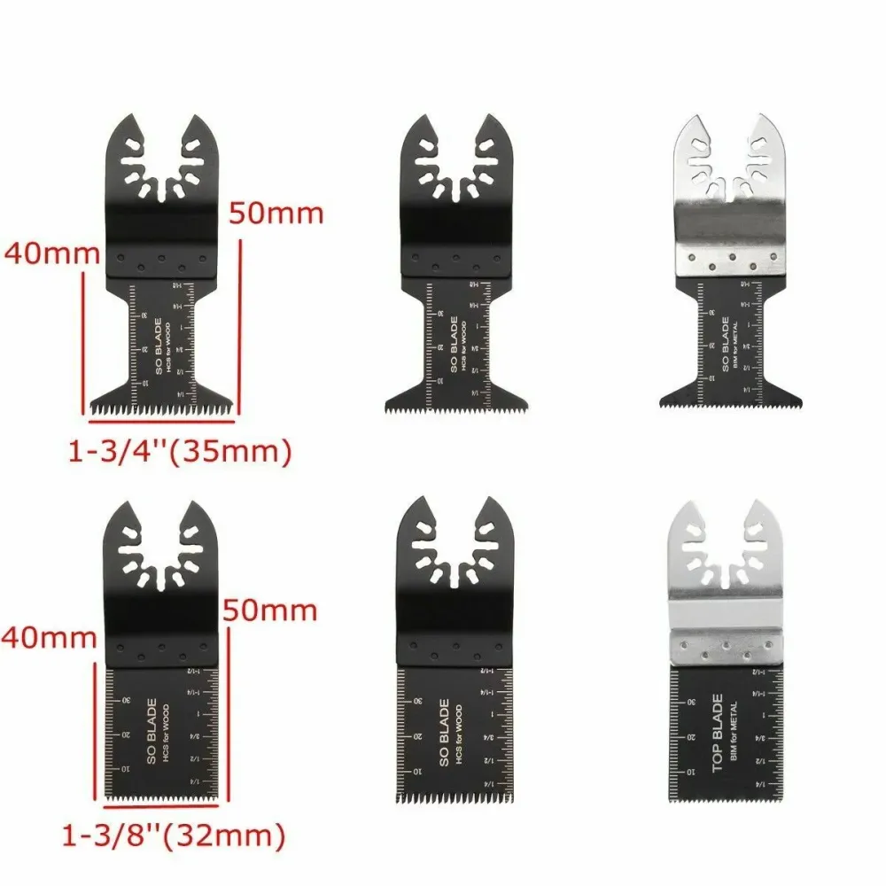 Oszillierende Multitool-Sägeblätter – 20er-Pack