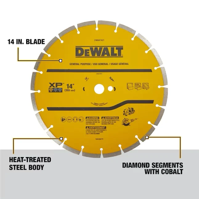 DEWALT 14-Zoll-Diamant-Kreissägeblatt