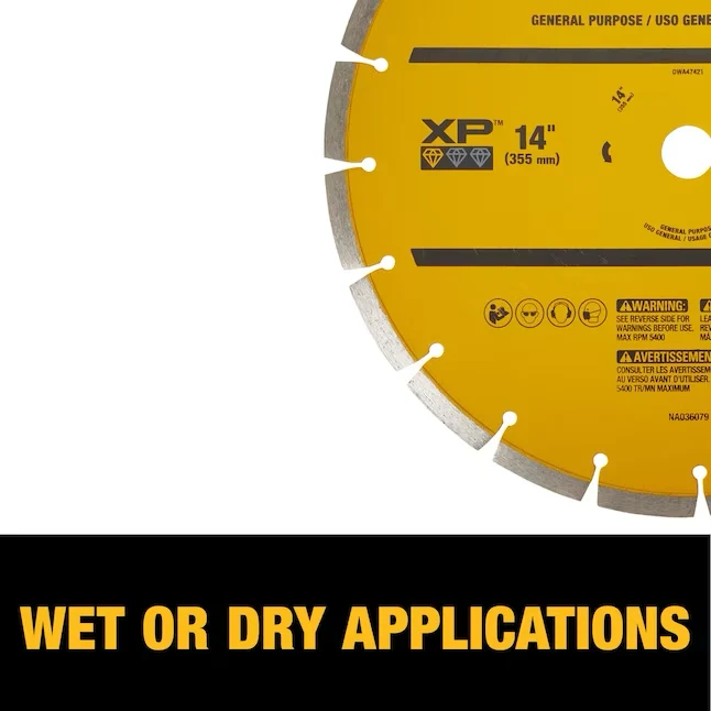 DEWALT 14-Zoll-Diamant-Kreissägeblatt