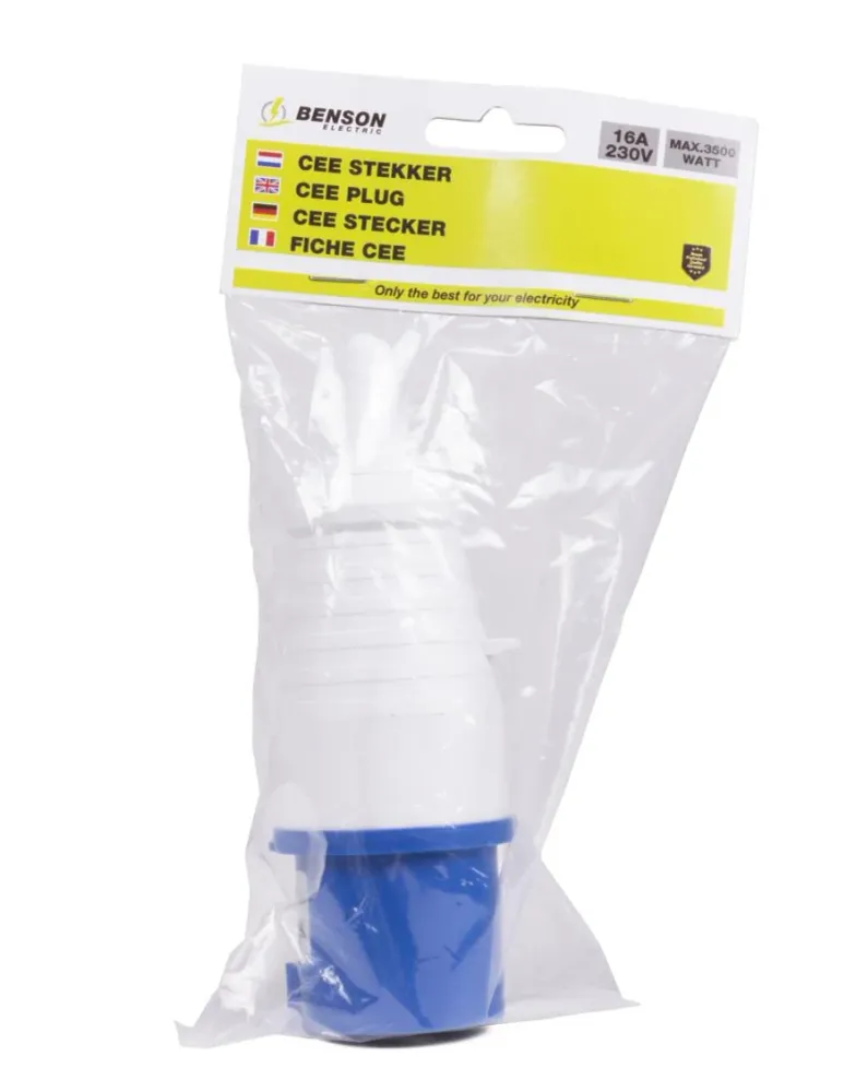 CEE Stecker blau