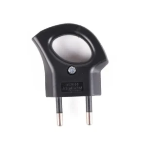 Stecker P mit Ring schwarz