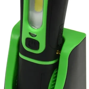 Trano LED Arbeitsleuchte 3W 250lm IP44 mit Akku, Ladeschale, Magnethalter – COB-LED, 4500K, 2200mAh