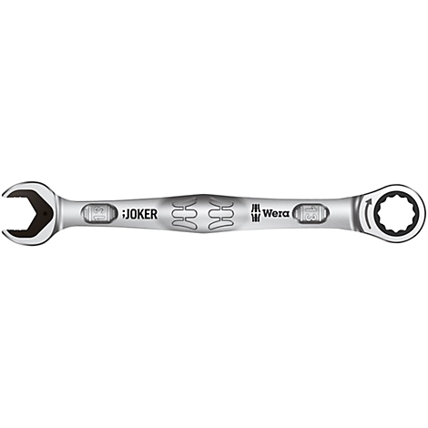 Wera Maulringratschenschlüssel 6000 Joker, SW 12 mm, Länge 170,7 mm, Chrom-Molybdän-Stahl, Zwölfkant