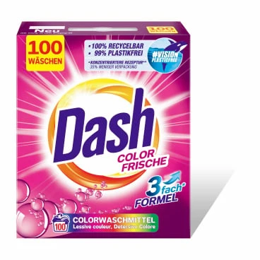 Dash Colorwaschmittel Color Frische, 100 WL